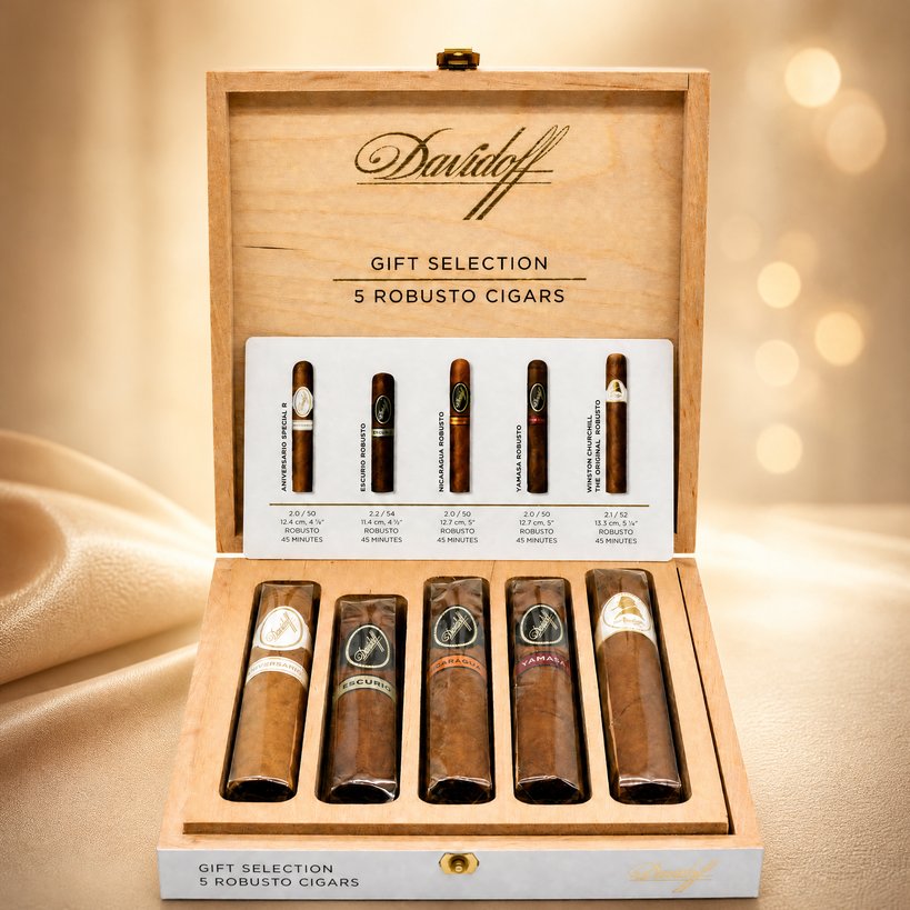 大衛杜夫 Davidoff 羅布圖禮贈精選 5支裝